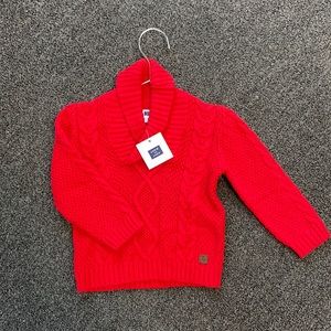 NWT Janie & Jack Shawl Collar Sweater